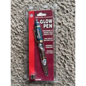 Vintage NOS Miami Dolphins NFL Glow Pen Sealed Football Collectible